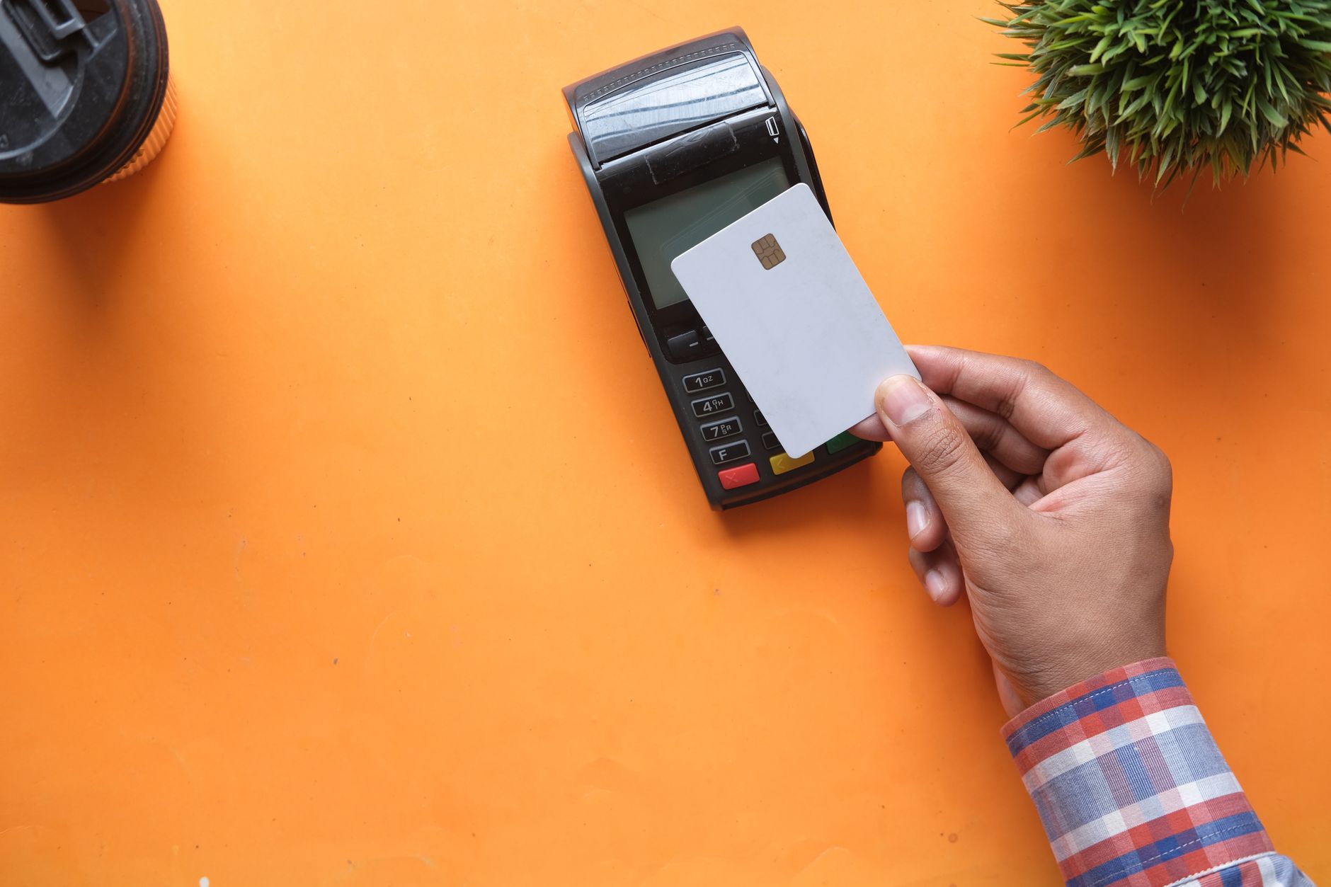Contactless card payment on a card reader terminal